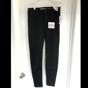 Black Celebrity Pink Mid Rise (The Rider) Skinny Jeans